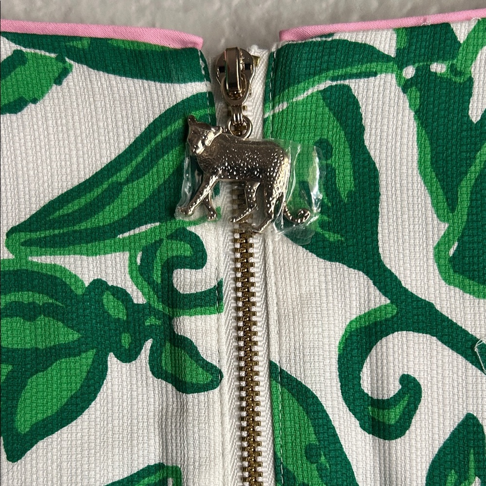 Lilly Pulitzer Green Botanical Print Dress - Incredible Detail! - Picture 8 of 9
